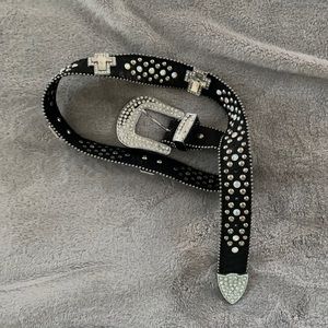 Rhinestone belt